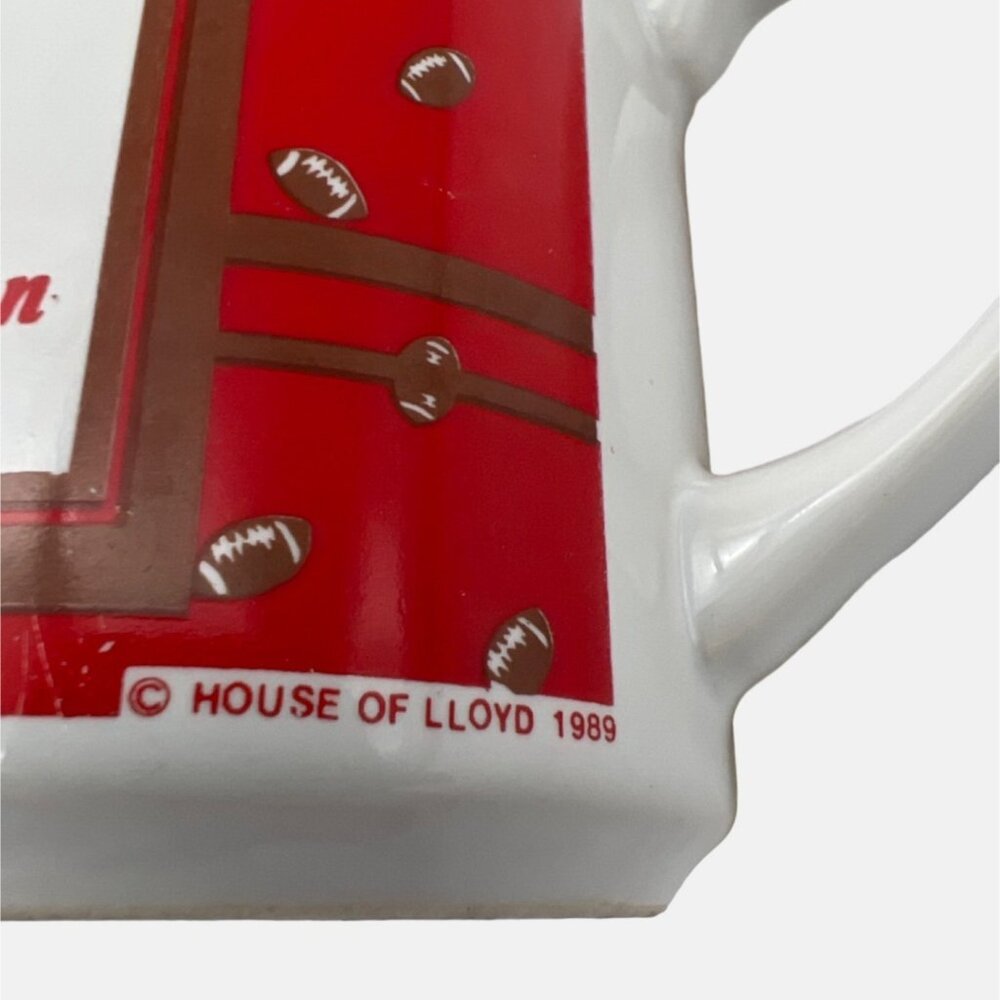 1989 House of Lloyd Coffee Mug We Interrupt This Marriage To Bring You Football - Picture 2 of 6